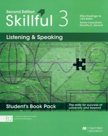 Kisslinger, Baker - Skillful. Level 3. Second Edition. Listening and Speaking. Premium Student's Pack обложка книги