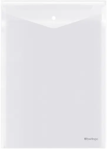 Папка-конверт на кнопке No Secret, прозрачная, А4 обложка книги