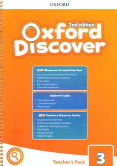 Oxford Discover. Second Edition. Level 3. Teacher's Pack обложка книги