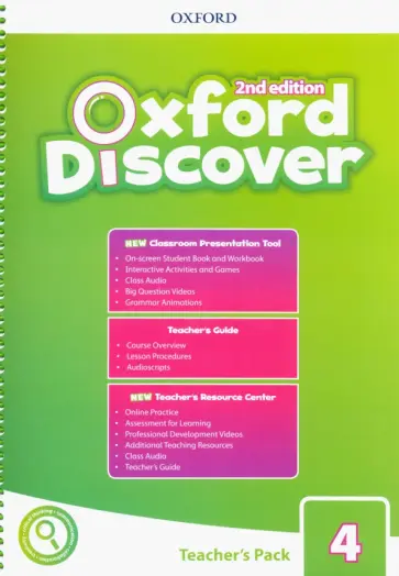 Oxford Discover. Second Edition. Level 4. Teacher's Pack обложка книги