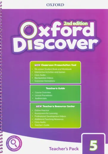 Oxford Discover. Second Edition. Level 5. Teacher's Pack обложка книги