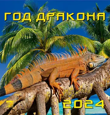 Календарь на 2024 год. Год дракона обложка книги