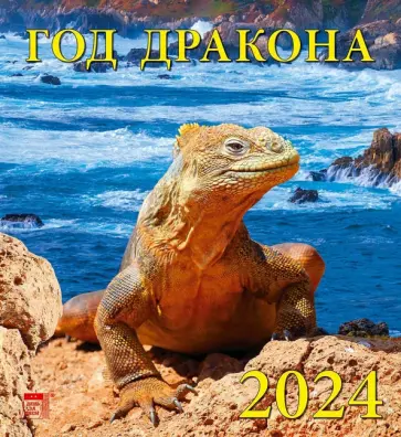 Календарь на 2024 год. Год дракона обложка книги