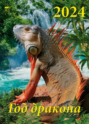Календарь на 2024 год. Год дракона обложка книги