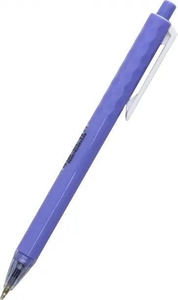 Ручка шариковая автоматическая Crystall, синяя, в ассортименте обложка книги