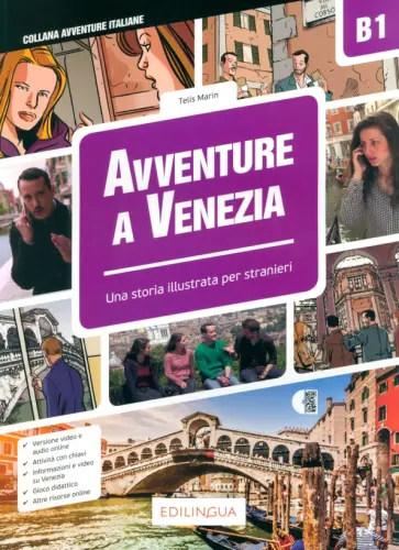 Telis Marin - Avventure a Venezia. Storie illustrate per stranieri. Livello intermedio. B1 Telis Marin - Avventure a Venezia. Storie illustrate per stranieri. Livello intermedio. B1 обложка книги