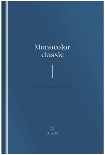 Ежедневник недатированный Dark azure, А5, 136 листов обложка книги