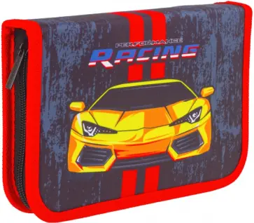 Пенал с наполнением Yellow car, 24 предмета обложка книги