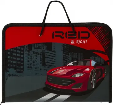 Папка для труда на молнии с ручками Speed, А4 обложка книги