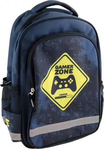 Рюкзак SCHOOL Game zone, 38x28х14см 271407 обложка книги