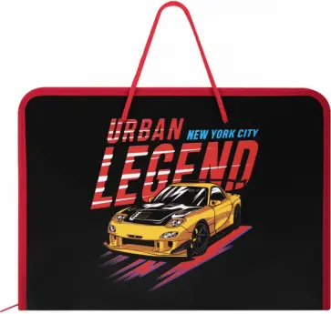 Папка для труда на молнии с ручками Street Legend, А4 Папка для труда на молнии с ручками Street Legend, А4 обложка книги