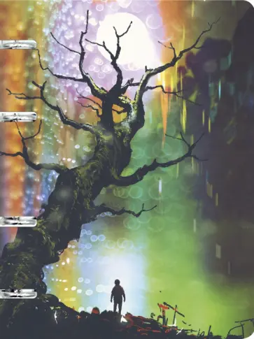 Тетрадь на кольцах Под луной, А5, 100 листов, клетка Тетрадь на кольцах Под луной, А5, 100 листов, клетка обложка книги