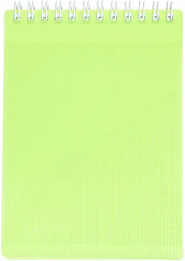 Блокнот Line Neon, зеленый, А6, 80 листов, клетка обложка книги
