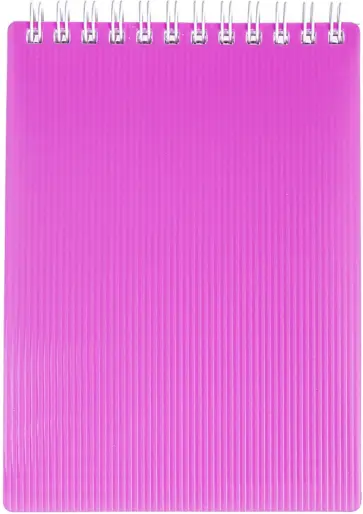 Блокнот Line Neon, розовый, А6, 80 листов, клетка обложка книги