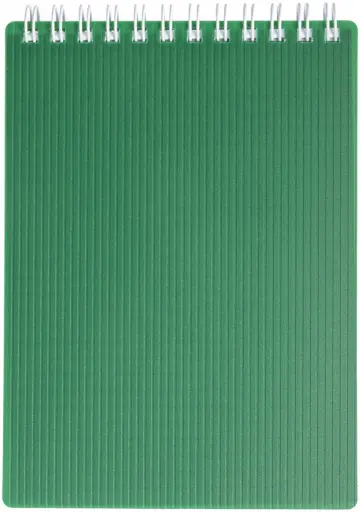 Блокнот Velvet, зеленый, А6, 80 листов, клетка обложка книги