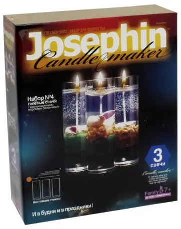 Гелевые свечи с ракушками. Набор №4 (274014) обложка книги