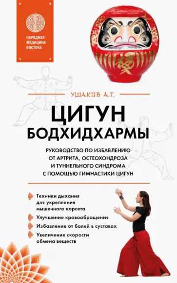 Александр Ушаков - Цигун бодхидхармы. Руководство по избавлению от артрита, остеохондроза и туннельного синдрома Александр Ушаков - Цигун бодхидхармы. Руководство по избавлению от артрита, остеохондроза и туннельного синдрома обложка книги