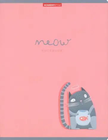 Тетрадь Милый котэ, 48 листов, клетка, в ассортименте обложка книги