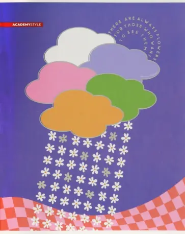 Тетрадь Позитив, 48 листов, клетка, в ассортименте обложка книги