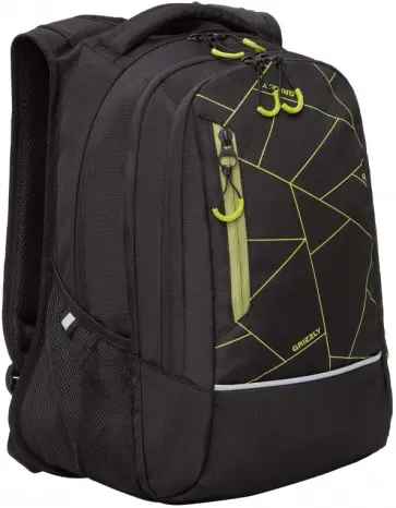 Рюкзак черный-салатовый Рюкзак черный-салатовый обложка книги