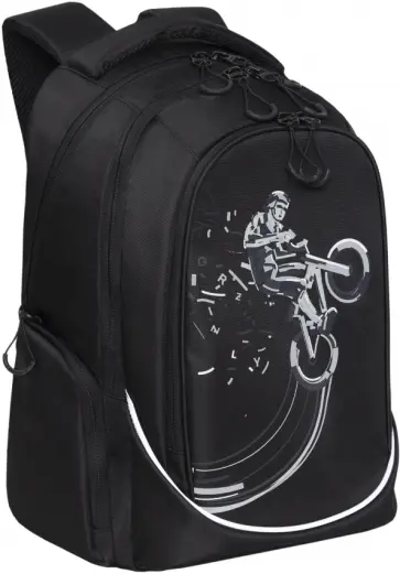 Рюкзак черный-серый Рюкзак черный-серый обложка книги