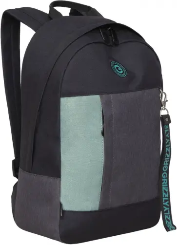 Рюкзак черный-мятный Рюкзак черный-мятный обложка книги