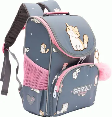 Рюкзак школьный с мешком, серый Рюкзак школьный с мешком, серый обложка книги