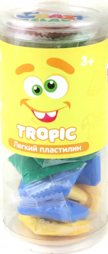 Пластилин легкий Tropic Пластилин легкий Tropic обложка книги