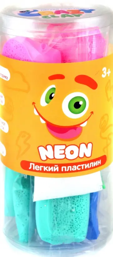 Пластилин легкий Neon Пластилин легкий Neon обложка книги