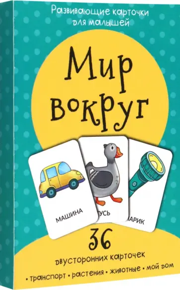 Набор карточек Мир вокруг обложка книги