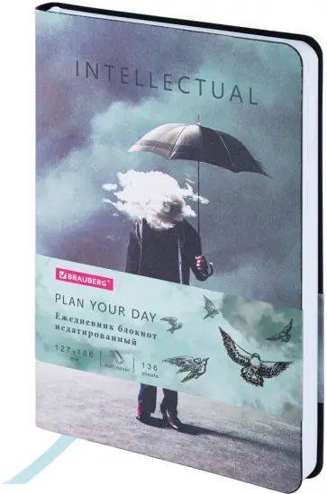 Ежедневник недатированный Spirit, B6, 136 листов обложка книги