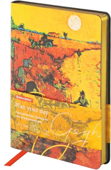 Ежедневник недатированный Van Gogh, B6, 136 листов обложка книги