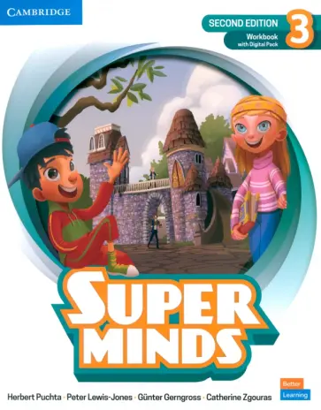 Puchta, Gerngross - Super Minds. 2nd Edition. Level 3. Workbook with Digital Pack обложка книги