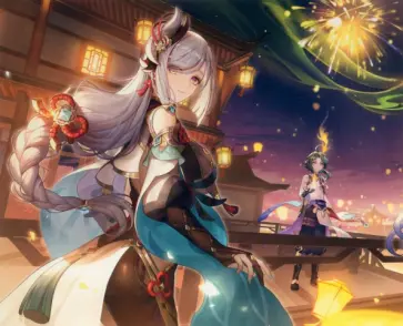 Картина для раскрашивания по номерам Геншин. Краски мимолетности обложка книги