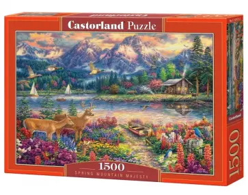 Пазл Puzzle-1500 У подножия гор обложка книги