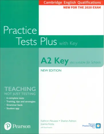 Alevizos, Kosta - Practice Tests Plus. New Edition. A2 Key (Also suitable for Schools). Student's Book with key обложка книги