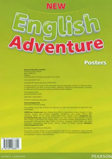 New English Adventure. Level 1. Posters обложка книги