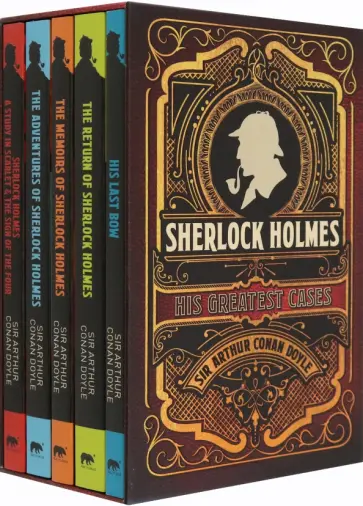 Arthur Doyle - Sherlock Holmes. His Greatest Cases. 5 Volume box set Arthur Doyle - Sherlock Holmes. His Greatest Cases. 5 Volume box set обложка книги