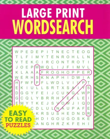 Large Print Wordsearch обложка книги