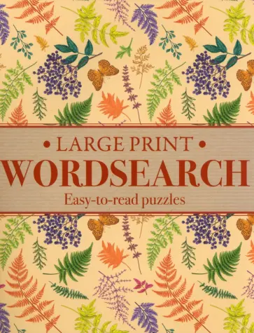 Eric Saunders - Large Print Wordsearch. Easy-to-Read Puzzles обложка книги