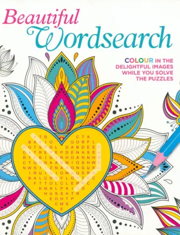 Eric Saunders - Beautiful Wordsearch. Colour in the Delightful Images While You Solve the Puzzles обложка книги