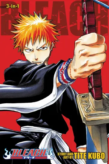 Tite Kubo - Bleach. 3-in-1 Edition. Volume 1 обложка книги