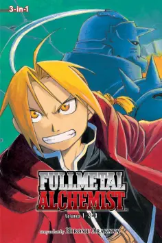 Hiromu Arakawa - Fullmetal Alchemist. 3-in-1 Edition. Volume 1 обложка книги