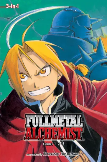 Hiromu Arakawa - Fullmetal Alchemist. 3-in-1 Edition. Volume 1 обложка книги