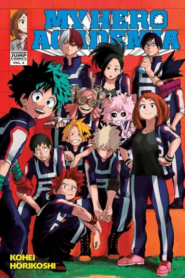 Kohei Horikoshi - My Hero Academia. Volume 4 обложка книги