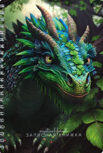 Записная книжка Дракон, А5, 40 листов обложка книги