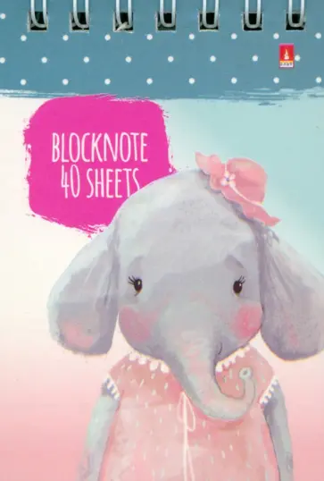 Блокнот Kids, А7, 40 листов, клетка, в ассортименте обложка книги