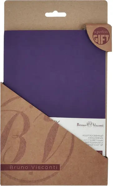 Ежедневник недатированный Megapolis flex, фиолетовый, А5, 136 листов обложка книги