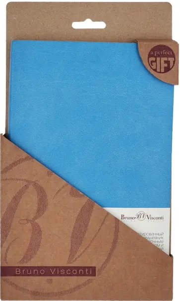 Ежедневник недатированный Megapolis flex, голубой, А5, 136 листов обложка книги