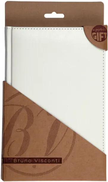 Ежедневник недатированный Sidney Nebraska, белый, А5, 136 листов обложка книги